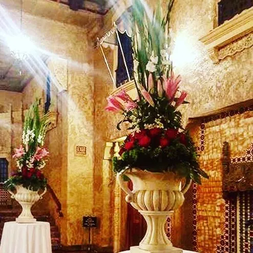 Urns and pedestals for Urns and pedestals
