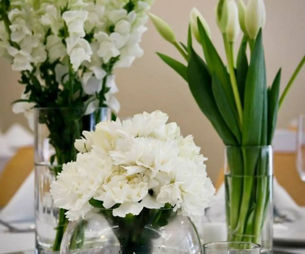 Vases centrepiece