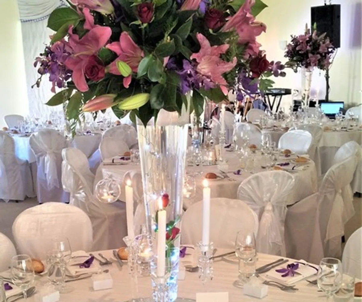 lilies and orchids