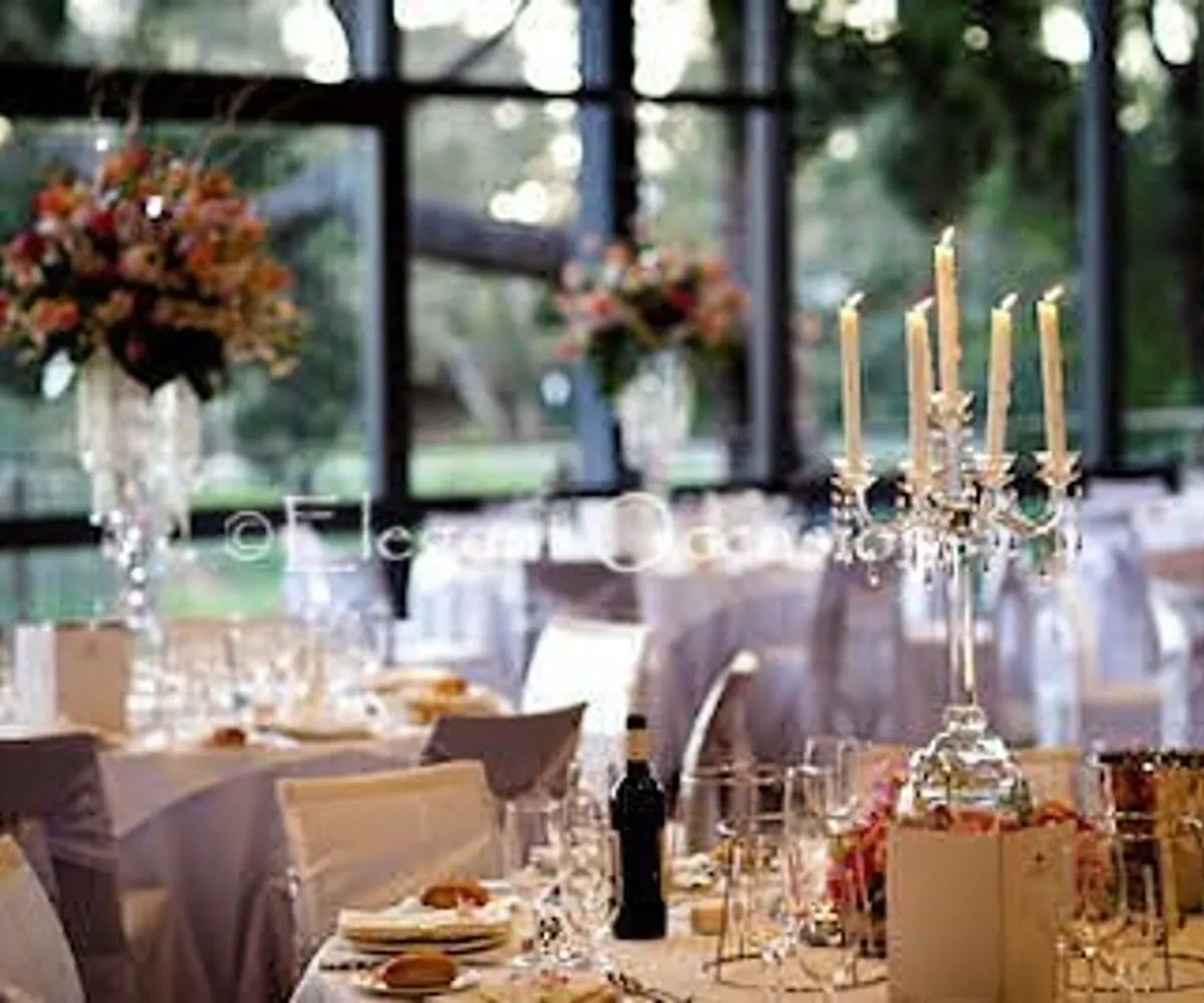 Chandeliers and vases