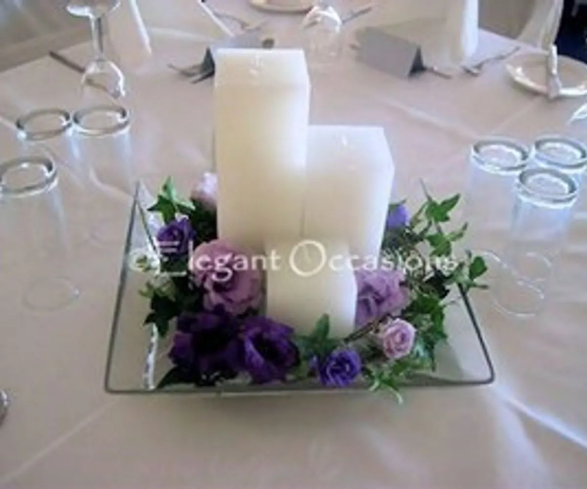 square base for candles