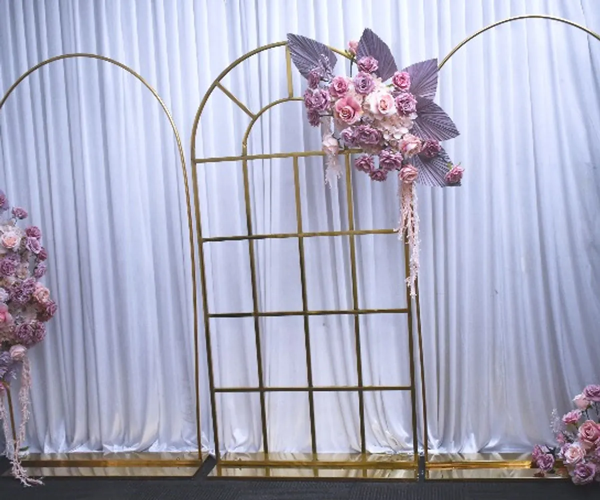 Gold window arch