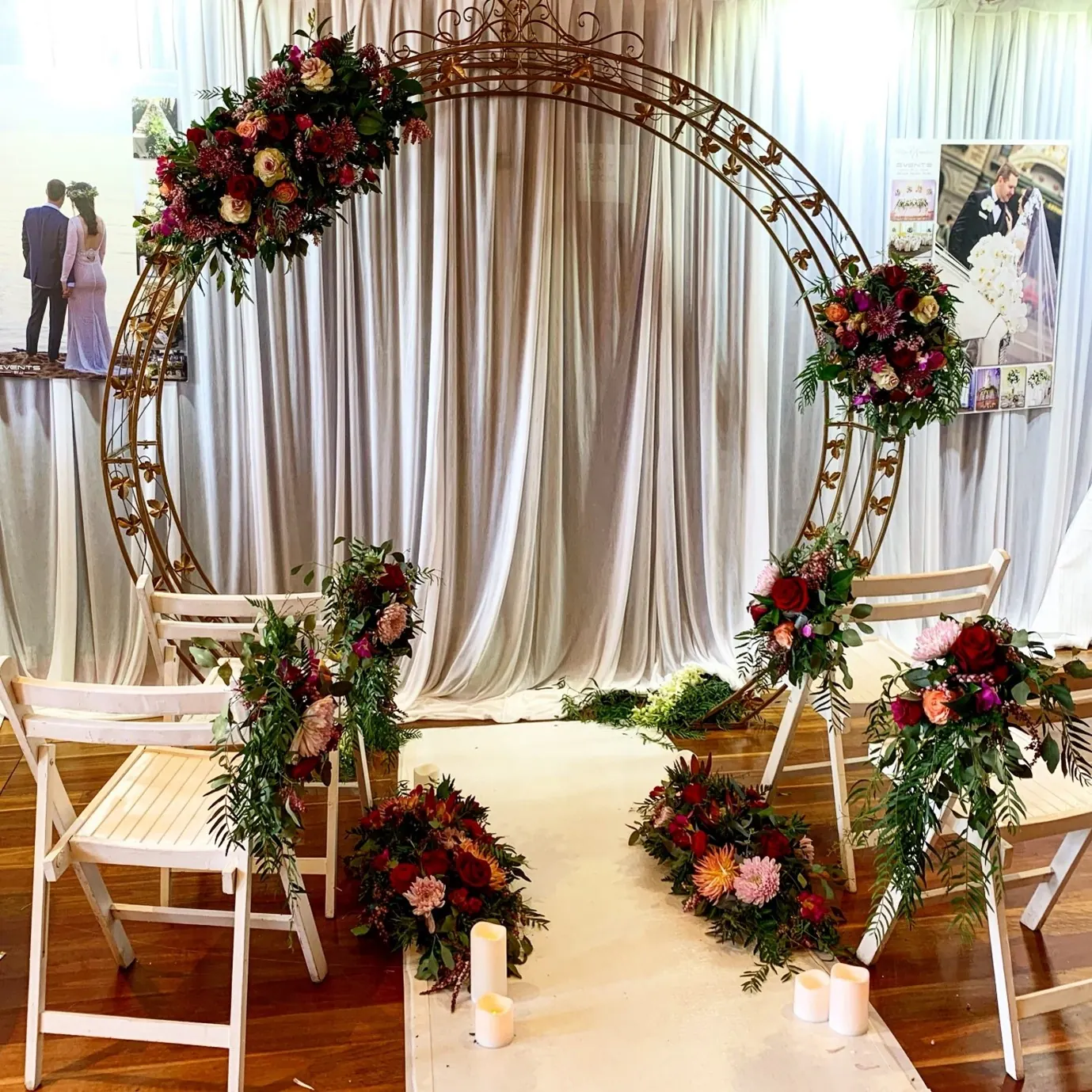 Round metal arch for Round metal arch