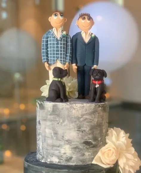 Dogs On Cake for Men's Best Friends