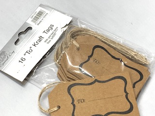 Brown Paper Gift Tags for Kraft tags