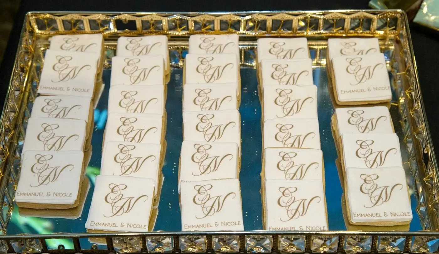 Monogram Cookies for Personalised cookies