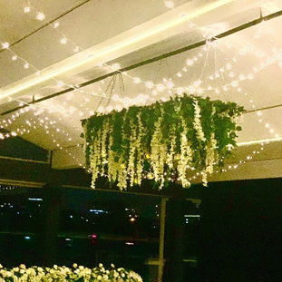 Floral ceiling decor