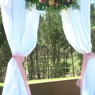 Draped arch