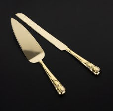 Gold wedding knife