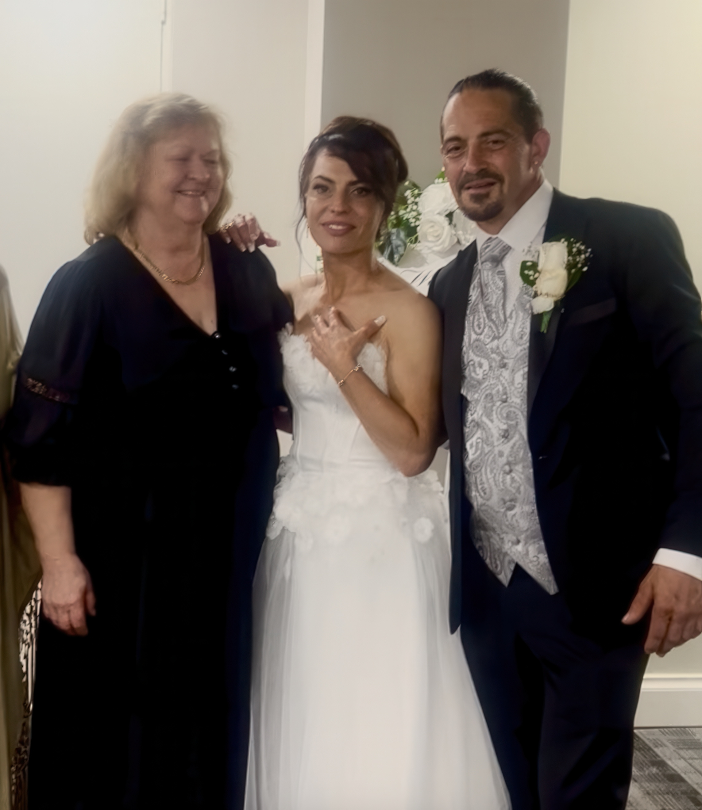 Jelka Jurinovic with an Elegant Occasions wedding couple