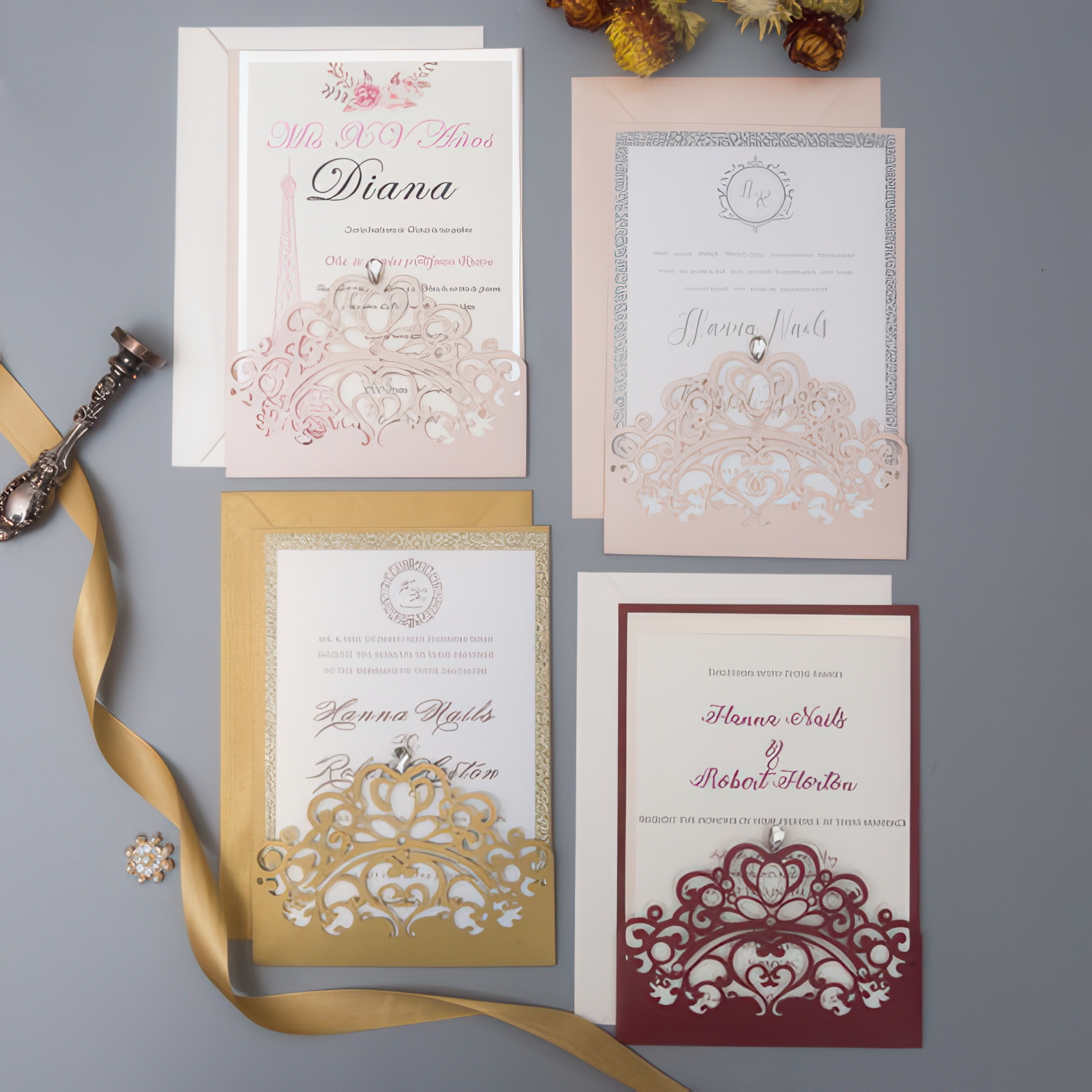 Laser-Cut Invitations