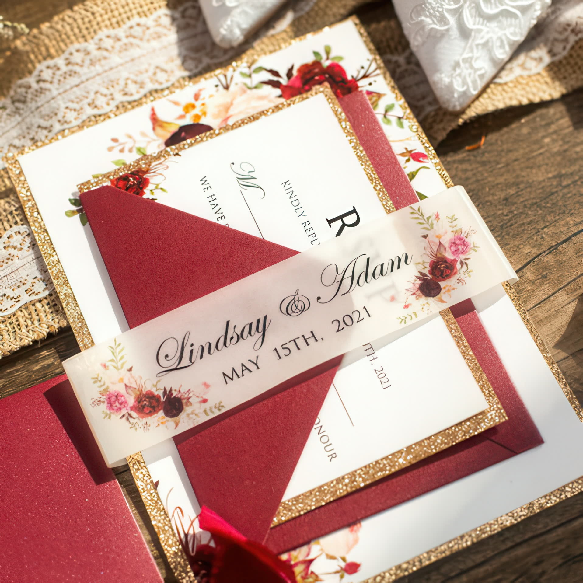Flat invitation card 02