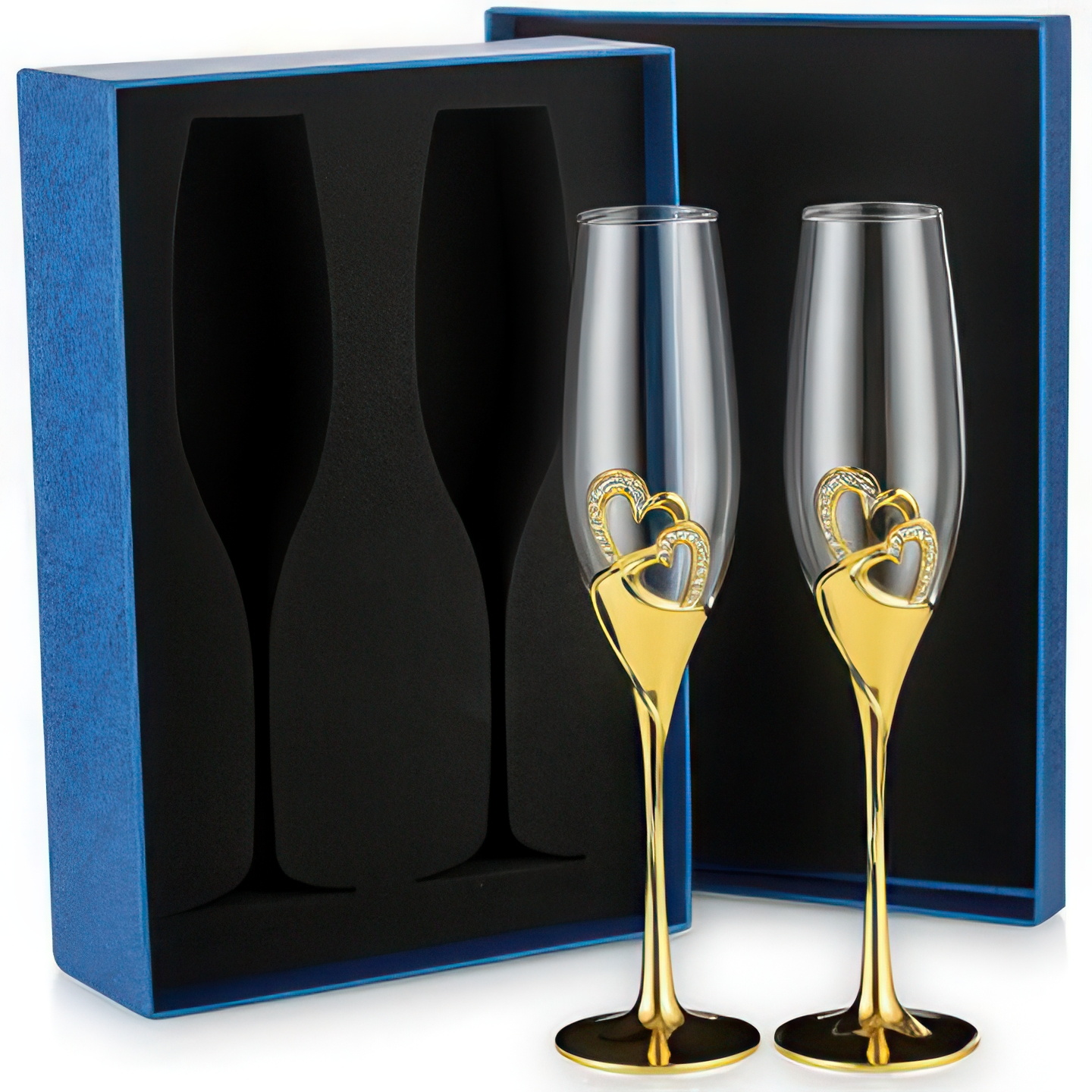 Toasting Glasses & Knife Sets